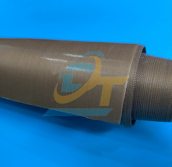 Vải teflon chịu nhiệt m&agrave;u n&acirc;u kh&ocirc;ng keo 0.13mm x 1m  VietNam | Gi&aacute; rẻ nhất - C&ocirc;ng Ty TNHH Thương Mại Dịch Vụ Đạt T&acirc;m